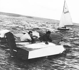 Acidente ocorrido com o” Lilico”, abalroado pelo barco “Geitoso” de Goethe e Ernesto, na