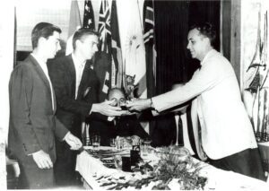 Regata Hemisfério Ocidental da Classe Snipe o Ralph Conrado vencedores do 7º1962